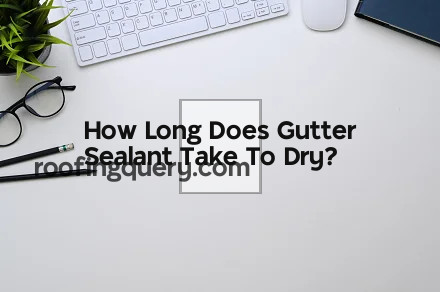 How Long Does Gutter Sealant Take To Dry
